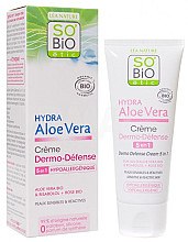 Духи, Парфюмерия, косметика Защитный крем для чувствительной кожи - So'Bio Etic Hydra Aloe Vera Dermo-Defense Cream