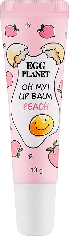 Бальзам для губ "Персик" - Daeng Gi Meo Ri Egg Planet Oh My! Lip Balm Peach — фото N1