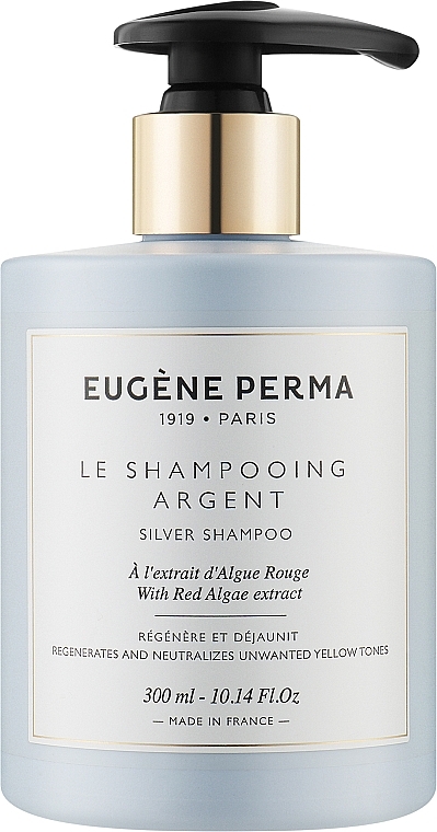 Антижовтий шампунь для сивого та знебарвленого волосся - Eugene Perma 1919 Silver Shampoo