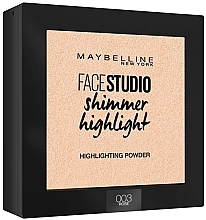 Духи, Парфюмерия, косметика Пудра-хайлайтер для лица - Maybelline New York Face Studio Shimmer Highlight