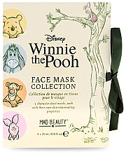 Духи, Парфюмерия, косметика Набор масок для лица - Mad Beauty Disney Winnie The Pooh Sheet Mask Collection (f/mask/4x25ml)