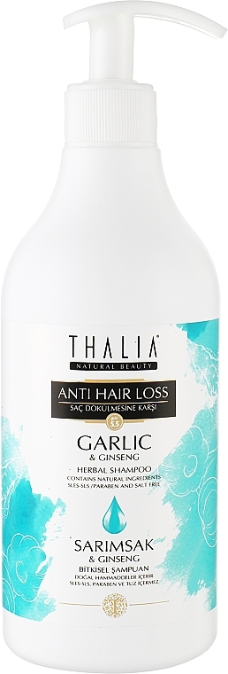 Шампунь з екстрактами часнику і женьшеню - Thalia Anti Hair Loss Shampoo — фото N1