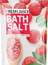 Соль для ванны дой-пак - Fresh Juice Litchi & Rambutan — фото N1