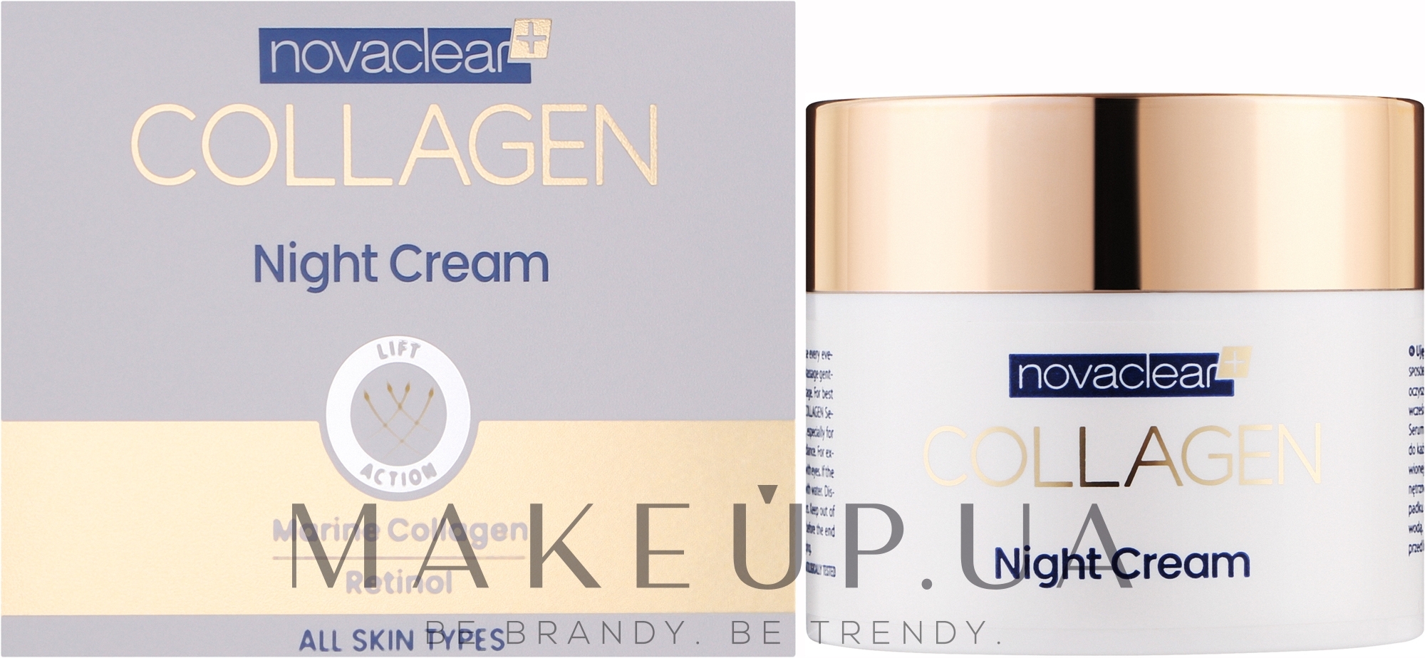 Ночной крем с коллагеном для лица - Novaclear Collagen Night Cream — фото 50ml