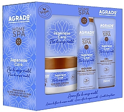 Набор - Agrado Home Spa Japanese Care Set (foam/200ml + sh/gel/250ml + scrub/200ml) — фото N2