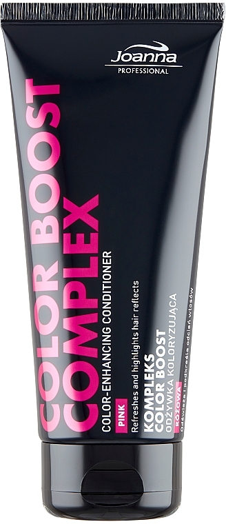 Кондиционер-маска для волос, розовый - Joanna Professional Color Boost Complex Pink Color-Enhancing Conditioner — фото N1