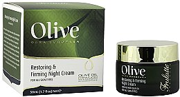 Восстанавливающий и укрепляющий ночной крем для лица - Frulatte Olive Restoring Firming Night Cream — фото N3