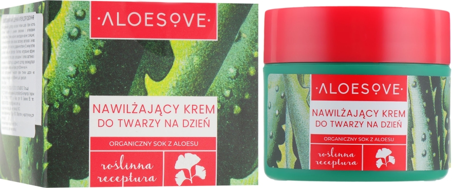 Зволожувальний денний крем для обличчя - Aloesove Face Day Cream — фото N1