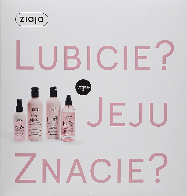 Набор - Ziaja I Love Ziaja (h/cond/125ml + h/shampoo/300ml + b/lot/200ml + shower/gel/300ml)
