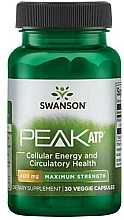 Диетическая добавка "Peak ATP", 30шт - Swanson Peak ATP Maximum Strength — фото N1