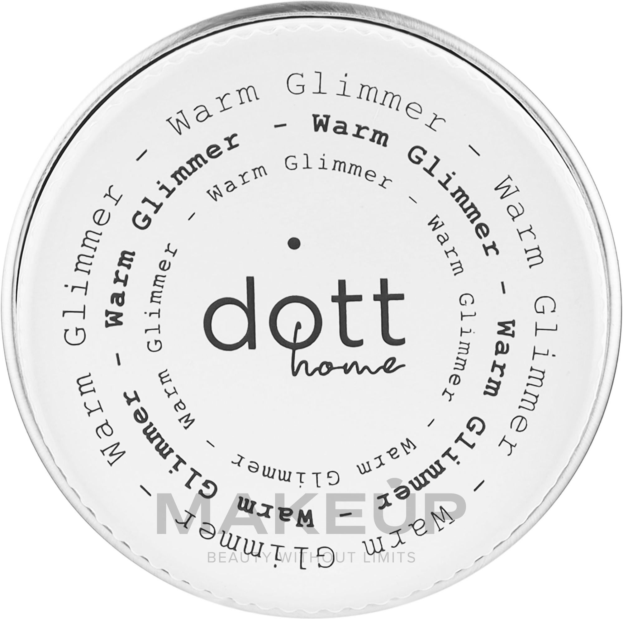 Парфюмированная соевая свеча - Dott Home Warm Glimmer (мини) — фото 15g