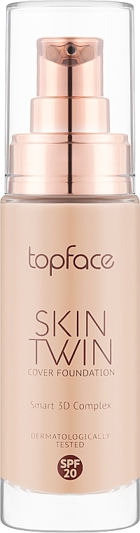Тональный крем - TopFace Skin Twin Cover Foundation