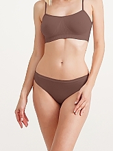 Духи, Парфюмерия, косметика Бесшовные трусы бразилиана "BRASILIAN BRIEFS COLOR", deep taupe - Giulia