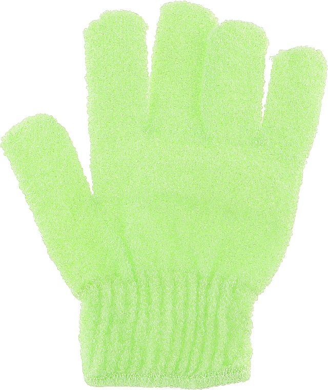 Мочалка варежка "Зеленая" (5 пальцев) - Soap Stories — фото N1