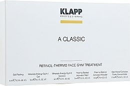 Парфумерія, косметика УЦЕНКА Набір "Вітамін А" - Klapp A Classic Termo Face Gym Treatment *