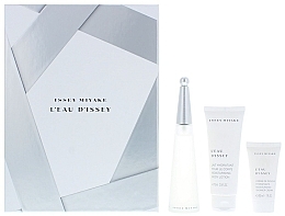 Парфумерія, косметика Issey Miyake L'eau D'issey - Набір (edt/50ml + sh/cr/30ml + b/lot/75ml)