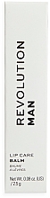 Мужской бальзам для губ - Revolution Skincare Man Lip Care Balm — фото N3
