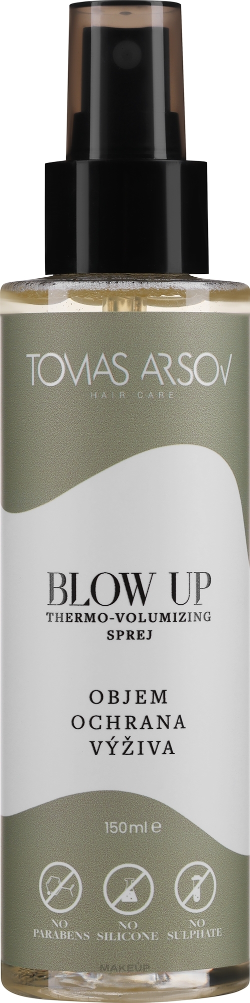 Спрей для об'єму та термозахисту волосся - Tomas Arsov Blow Up Thermo Volumizing Spray — фото 150ml