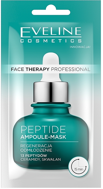 Ампульна крем-маска "Пептиди" для обличчя - Eveline Cosmetics Face Therapy Professional Ampoule Face Mask — фото N1