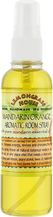 Ароматичний спрей для дому "Мандарин" - Lemongrass House Mandarin Orange Aromaticroom Spray — фото N1