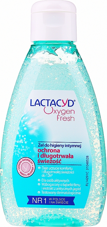 Освежающий гель для интимной гигиены "Oxygen Fresh" - Lactacyd Body Care Intimate Hygiene Gel