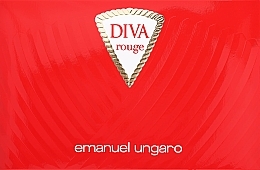 Emanuel Ungaro Diva Rouge - Набор (edp/100ml +b/lot/100ml + bag) — фото N3