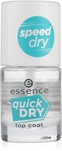 Парфумерія, косметика Закріплювач лаку - Essence Quick Dry Topcoat 