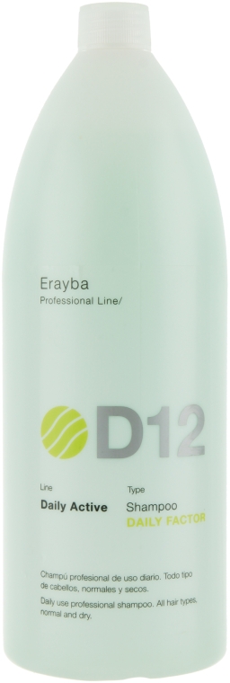 Шампунь для всех типов волос - Erayba D12 Daily Factor Shampoo