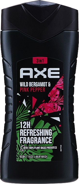 Гель для душа - Axe Wild Fresh Bergamot & Pink Pepper — фото N1