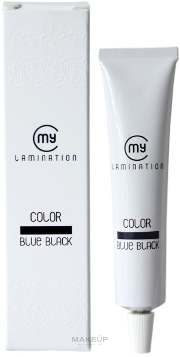 Краска для бровей и ресниц - My Lamination Color — фото Blue Black