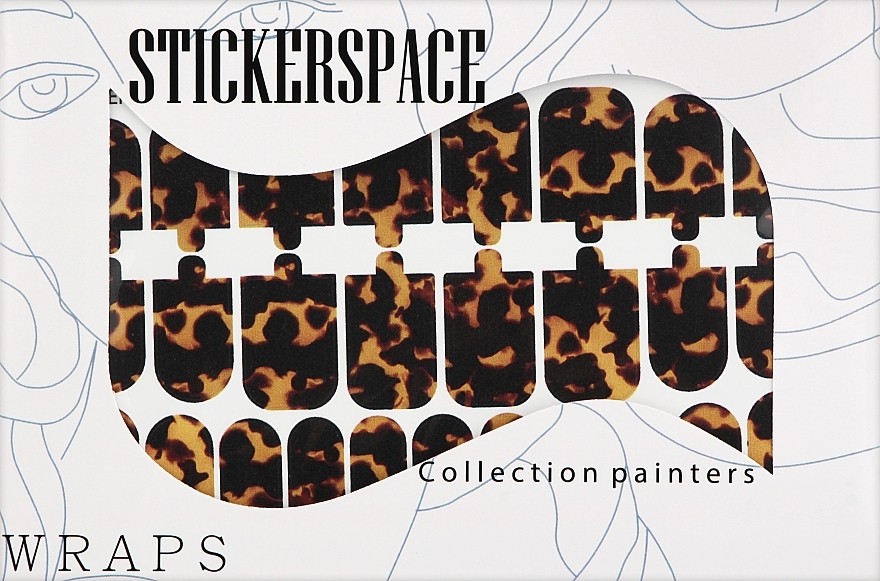 Дизайнерские наклейки для ногтей "Leo" - StickersSpace  — фото N1