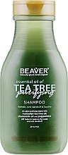 Шампунь для жирных волос с маслом чайного дерева - Beaver Professional Essential Oil Of Tea Tree Shampoo — фото N3