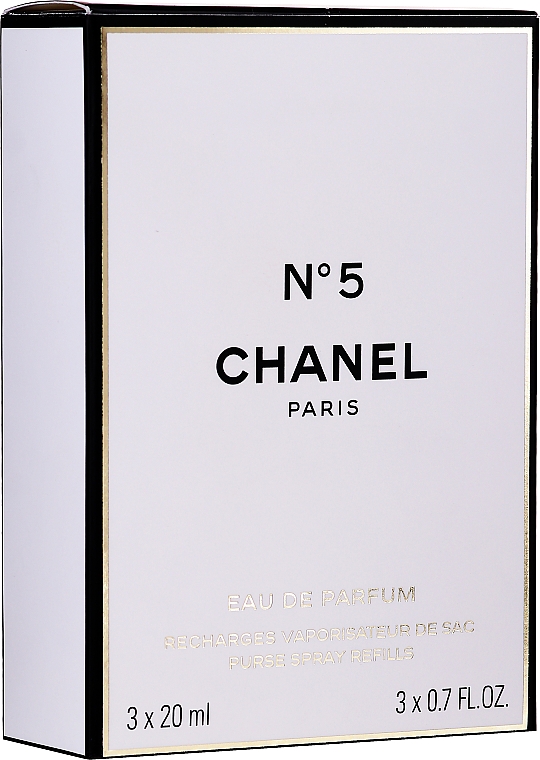 Chanel N°5 Purse Spray Refills - Парфумована вода (edp/3x20ml) — фото N1