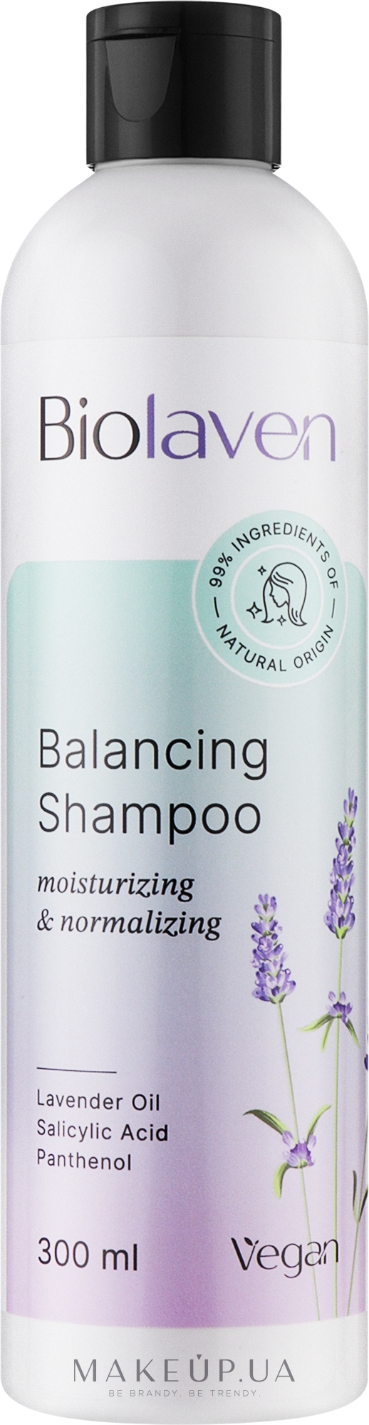 Балансувальний шампунь для волосся - Biolaven Balancing Shampoo — фото 300ml