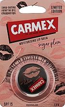 Бальзам для губ "Сахарная слива" в баночке - Carmex Jar Sugar Plump — фото N1