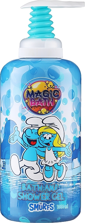 Гель для ванни й душу - EP Line Magic Bath Smurfs Bath And Shower Gel — фото N4