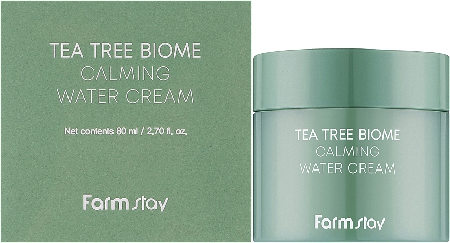 Зволожувальний крем з екстрактом чайного дерева - Farm Stay Tea Tree Biome Calming Water Cream — фото N2
