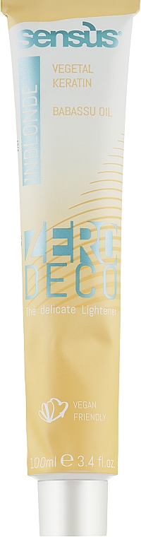 Деликатный осветляющий крем для волос - Sensus Inblonde Zero Deco Delicate Lightening Cream — фото N1
