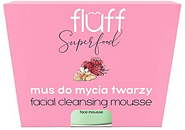 Парфумерія, косметика Очищувальний мус для обличчя "Малина і мигдаль" - Fluff Facial Cleansing Mousse Raspberry & Almonds