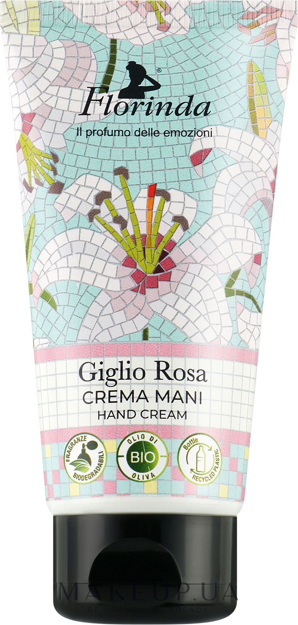 Крем для рук "Рожева лілія" - Florinda Mosaici Italiani Hand Cream — фото 75ml