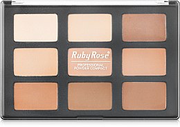 Набір пудр для обличчя, HB-7208 - Ruby Rose Powder Contour — фото N2