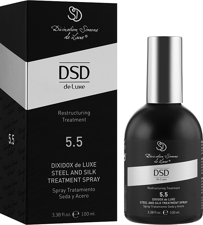 Восстанавливающий спрей "Сталь и шелк" № 5.5 - Simone DSD De Luxe Dixidox DeLuxe Steel and Silk Treatment Spray — фото N2