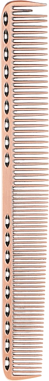 Расческа для волос, металлическая, 13700, бронзовая - SPL Metal Hair Combs — фото N1