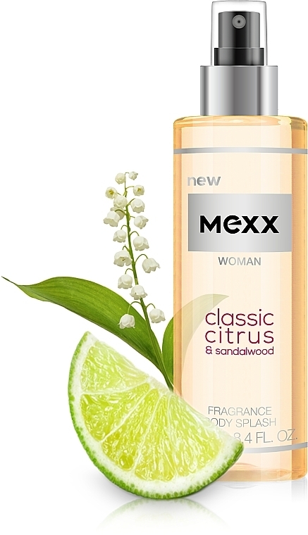 Mexx Woman Classic Citrus & Sandalwood Body Splash - Спрей для тела — фото N2