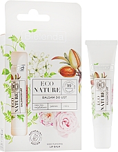 Бальзам для губ - Bielenda Eco Nature Almond Milk, Jasmine & Rose Moisturizing Lip Balm — фото N1