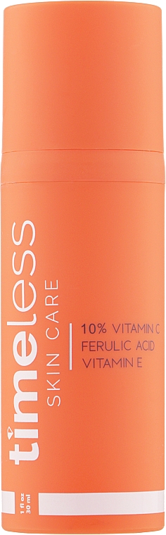 Сироватка з вітамінами С і Е й феруловою кислотою - Timeless Skin Care 10% Vitamin C + E Ferulic Acid Serum — фото N3
