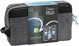 Набір - Dove Men+Care Clean Comfort (sh/gel/2х250ml + deo/150ml + pouch) — фото N1