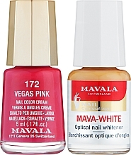 ПОДАРОК! Набор средств для ногтей - Mavala (n/polish/5ml + nail/5ml) (172 Vegas Pink) — фото N1