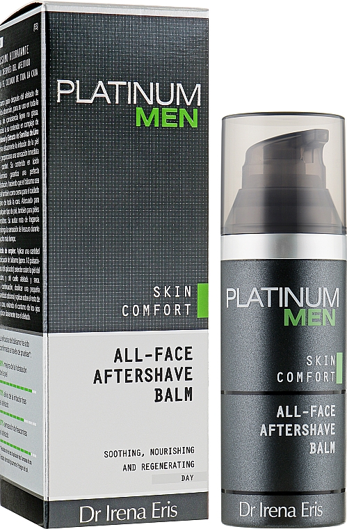 Зволожувальний бальзам після гоління  - Dr Irena Eris Platinum Men Skin Comfort Aftershave Balm — фото N2