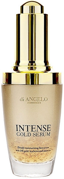 Набір - Di Angelo Cosmetics Intense Gold Treatment (f/ser/30ml + gold/sh/30pcs) — фото N2